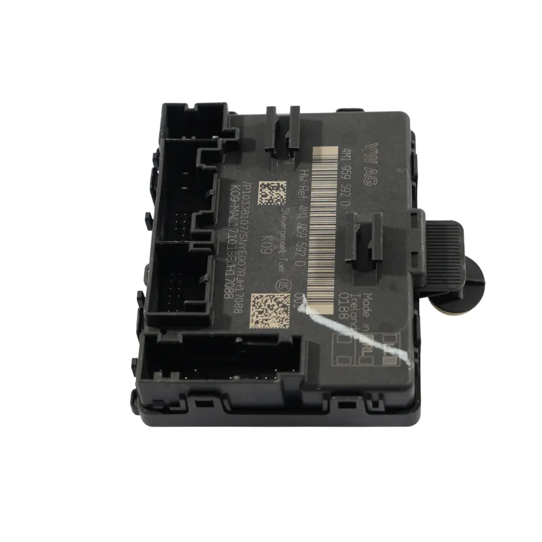 4K Door Module Control Unit Front Passenger Side to Audi A6 C8 A7 with Part number 4M1959592D Audi A6 C8 A7 4K Door Module Control Unit Front Passenger Side - SKU 4M1959592D - Part number 4M1959592D