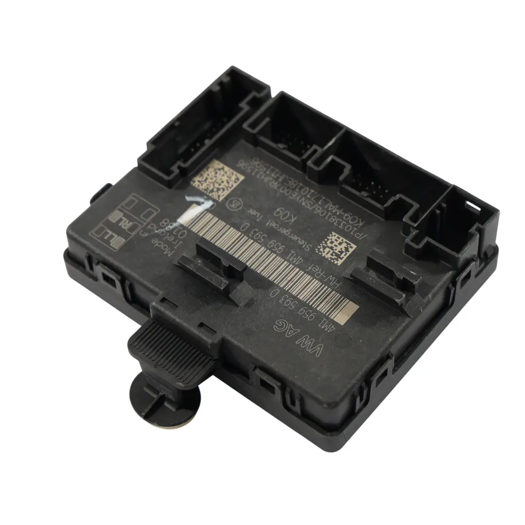 Door Control Module Unit ECU Front Driver's Side to Audi A6 C8 with Part number 4M1959593D Audi A6 C8 Door Control Module Unit ECU Front Driver's Side - SKU 4M1959593D - Part number 4M1959593D