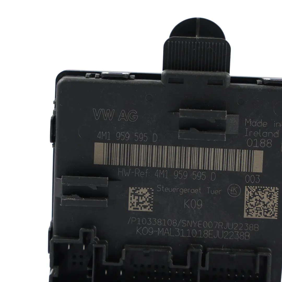 Audi A6 C8 A7 4K Module Contrôle Porte ECU Arrière Gauche Droite - SKU 4M1959595D - Numéro de pièce 4M1959595D