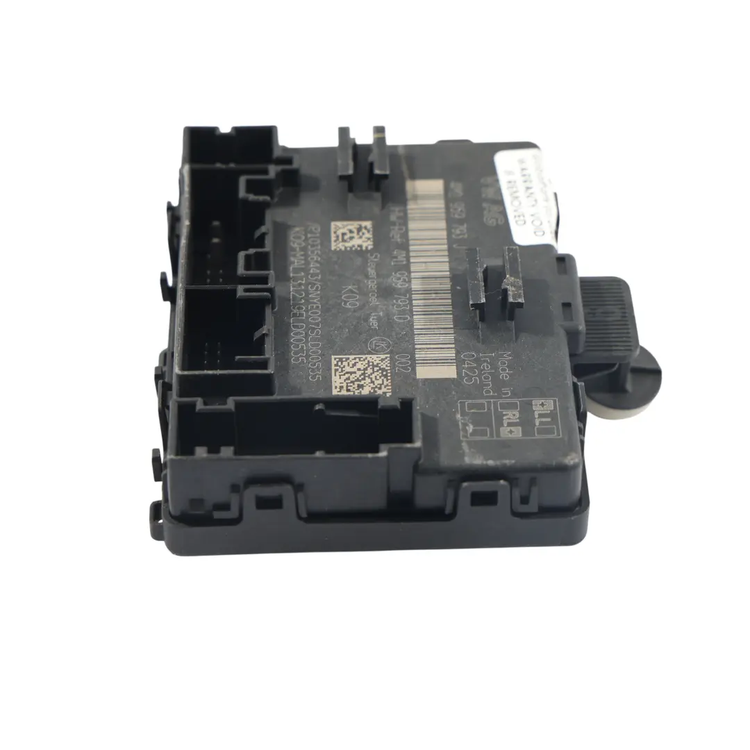 Unidad Control ECU Puerta Delantera Lado Conductor 4M1959793D para Audi A6 C8 con número de pieza 4M1959793J Audi A6 C8 Unidad Control ECU Puerta Delantera Lado Conductor 4M1959793D - SKU 4M1959793J - Número de pieza 4M1959793J