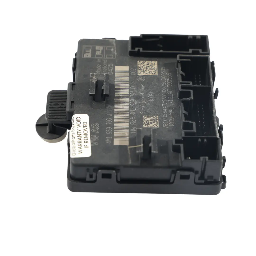Unidad Control ECU Puerta Delantera Lado Conductor 4M1959793D para Audi A6 C8 con número de pieza 4M1959793J Audi A6 C8 Unidad Control ECU Puerta Delantera Lado Conductor 4M1959793D - SKU 4M1959793J - Número de pieza 4M1959793J