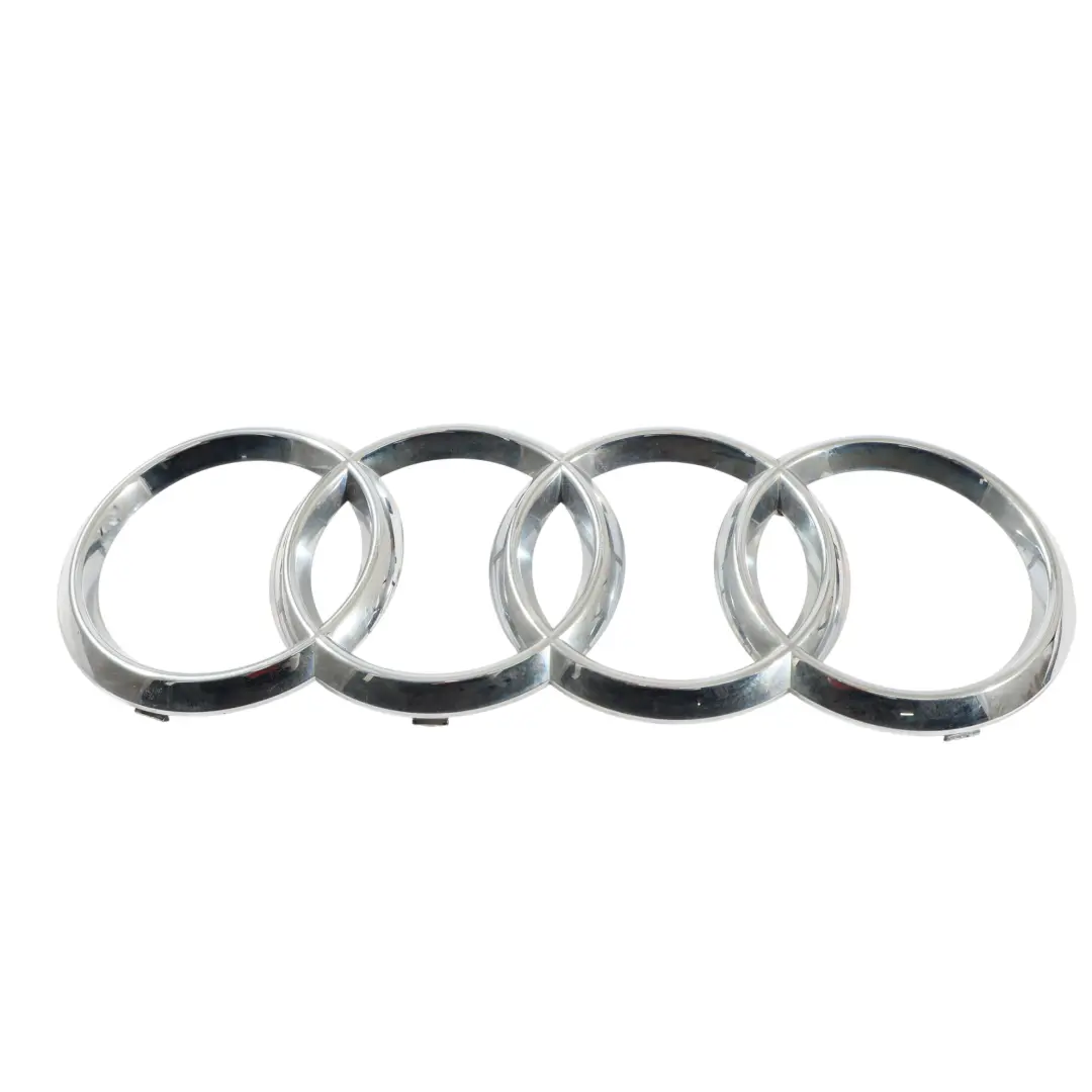 Audi A8 S8 4N Q2 GA Front Bumper Grill Badge Emblem Audi Logo Chrome - SKU 4N0853605 - Part number 4N0853605