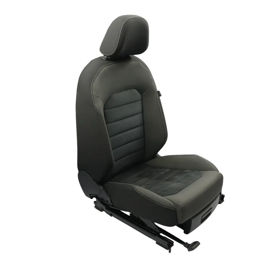 Volkswagen Golf Sportsvan Seat Front Left N/S Fabric Alcantara Black Quartz - SKU 510881805FF-1 - Part number 510881805FF
