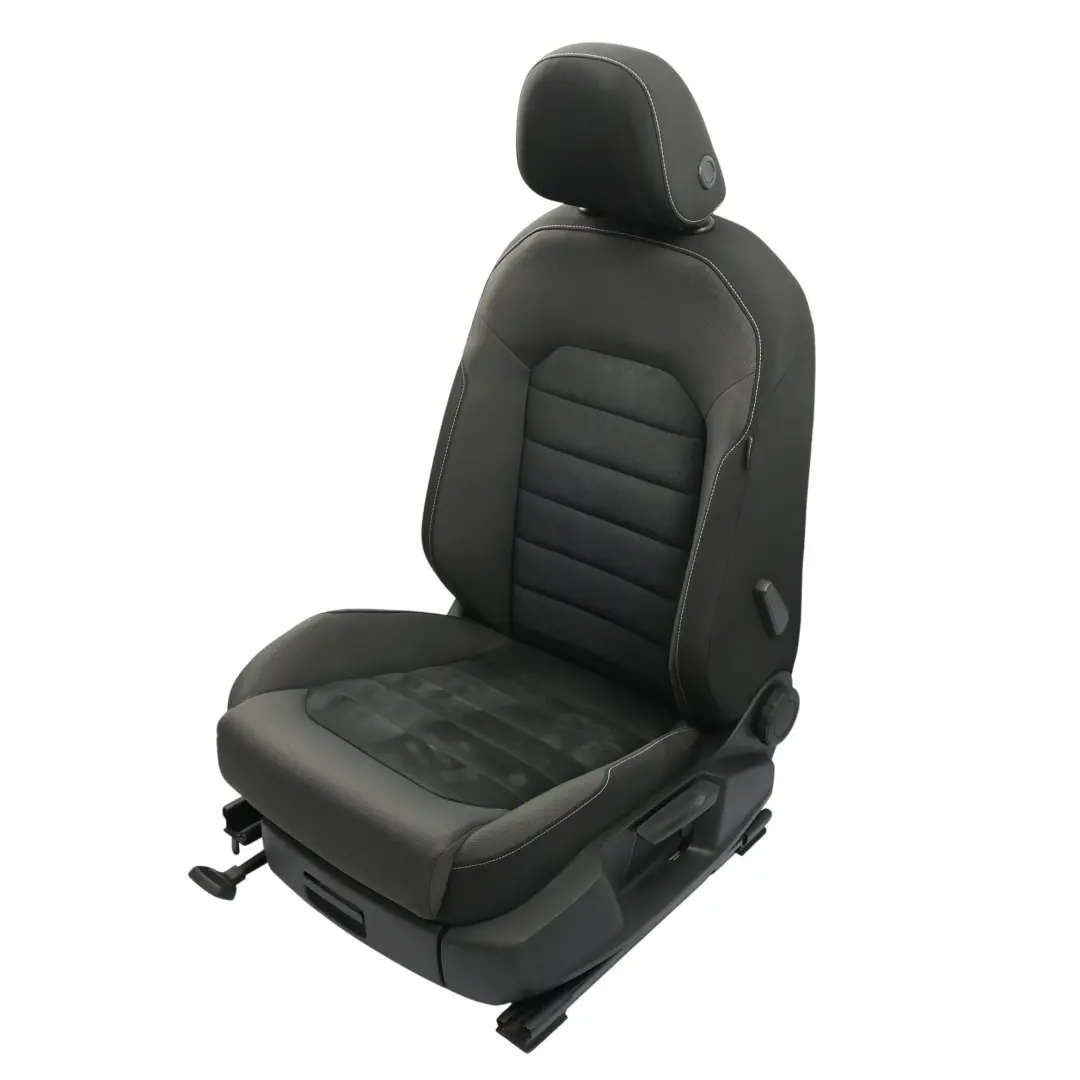 Volkswagen Golf Sportsvan Seat Front Left N/S Fabric Alcantara Black Quartz - SKU 510881805FF-1 - Part number 510881805FF