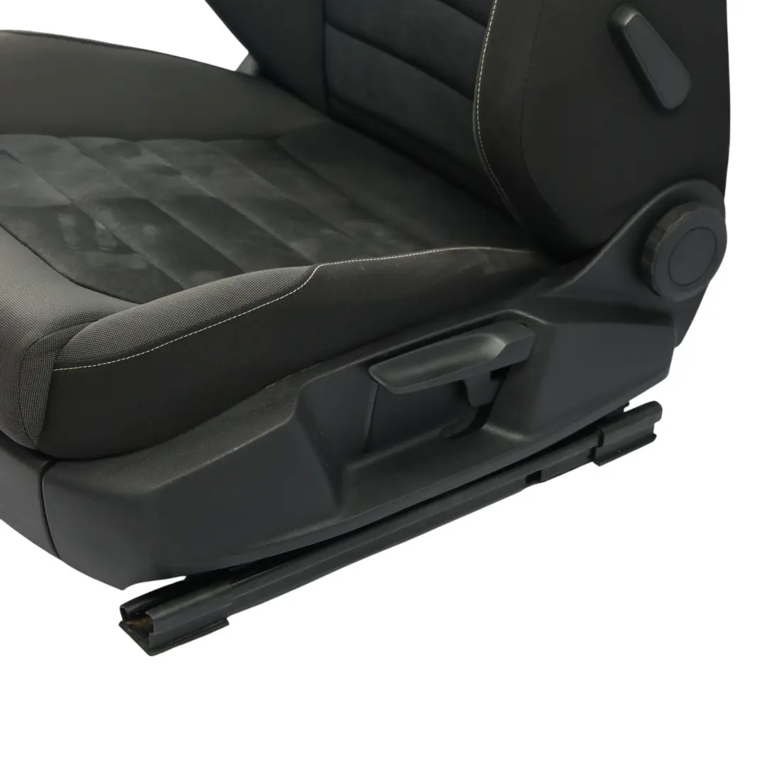 Volkswagen Golf Sportsvan Seat Front Left N/S Fabric Alcantara Black Quartz - SKU 510881805FF-1 - Part number 510881805FF