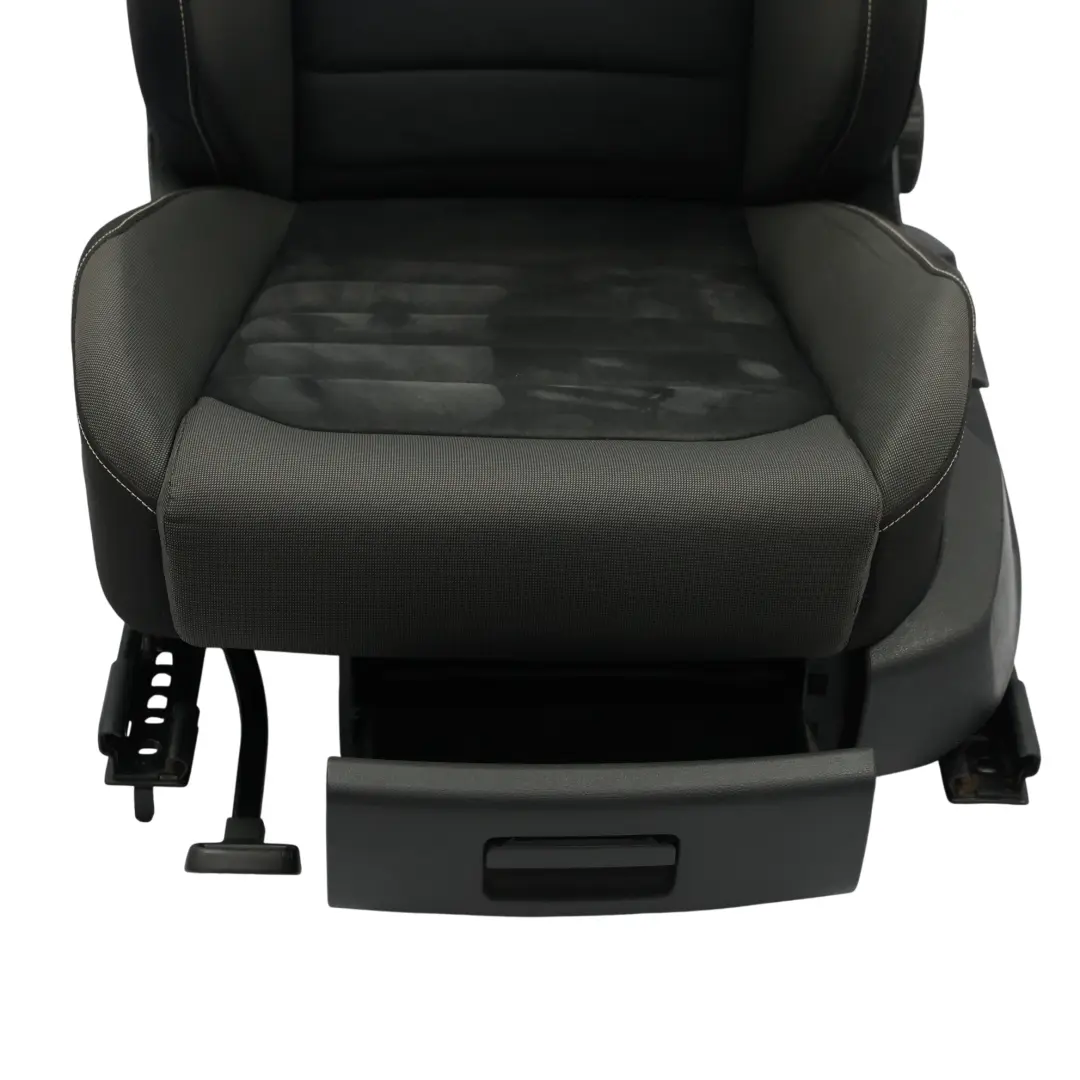 Volkswagen Golf Sportsvan Sedile anteriore sinistro Tessuto Alcantara Nero Quarz - SKU 510881805FF-1 - Numero di parte 510881805FF