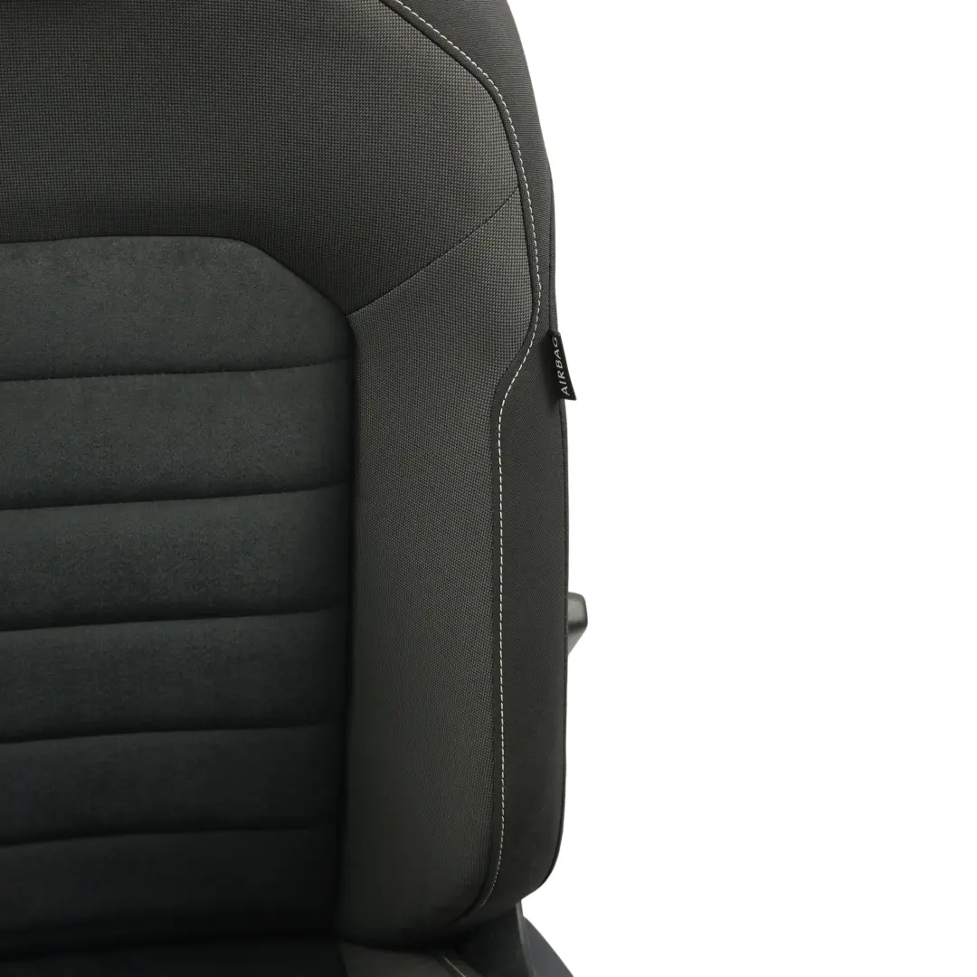 Volkswagen Golf Sportsvan Seat Front Left N/S Fabric Alcantara Black Quartz - SKU 510881805FF-1 - Part number 510881805FF