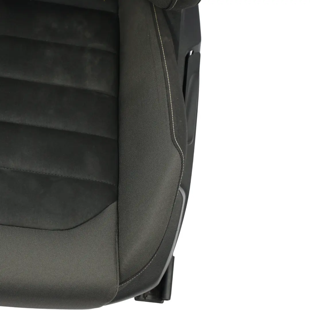 Front Left N/S Fabric Alcantara Black Quartz to Volkswagen Golf Sportsvan Seat with Part number 510881805FF Volkswagen Golf Sportsvan Seat Front Left N/S Fabric Alcantara Black Quartz - SKU 510881805FF-1 - Part number 510881805FF