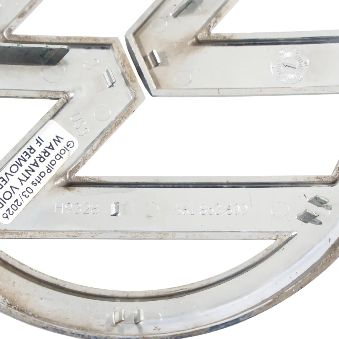 Griglia Paraurti Anteriore Badge Emblema Cromato per Volkswagen Tiguan 5N con numero di parte 561853600 Volkswagen Tiguan 5N Griglia Paraurti Anteriore Badge Emblema Cromato - SKU 561853600 - Numero di parte 561853600