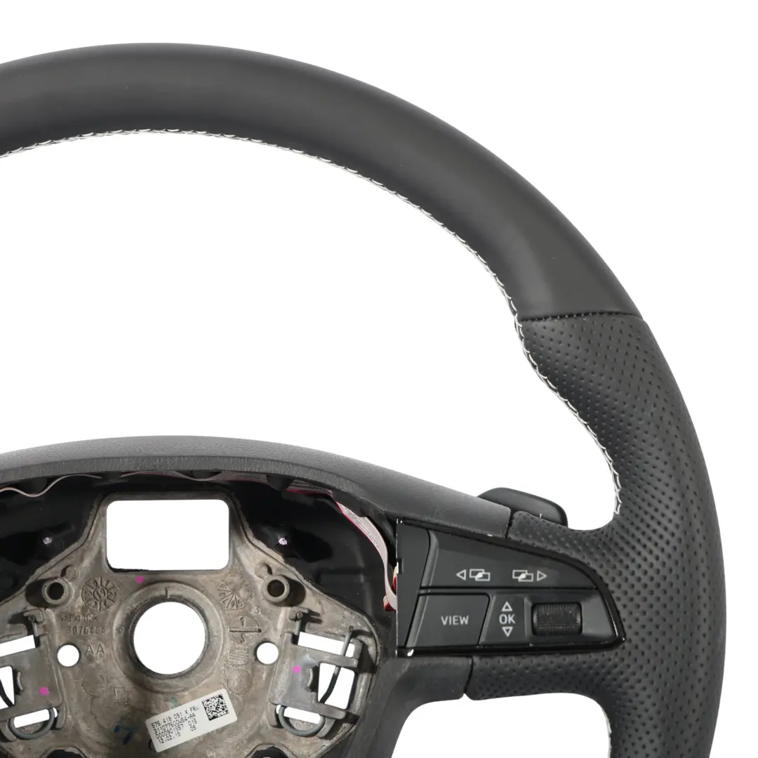 Seat Leon 5F Ateca Volant NEUF En Cuir Noir Avec Palettes Changement - SKU 575419091K-1 - Numéro de pièce 575419091K