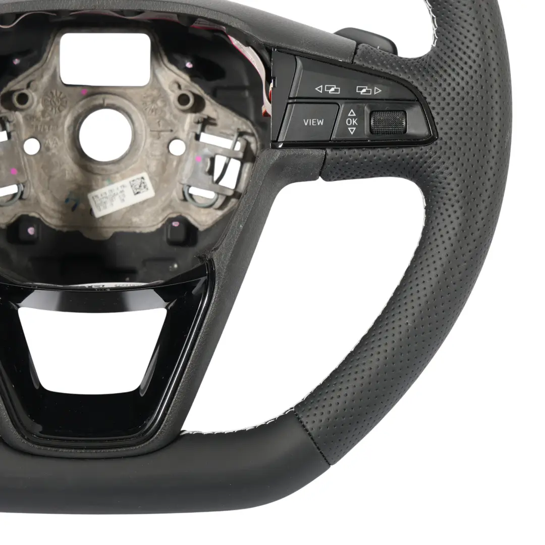 Seat Leon 5F Ateca Kierownica NOWA Czarna Skóra Łopatki - SKU 575419091K-1 - Numer Części 575419091K
