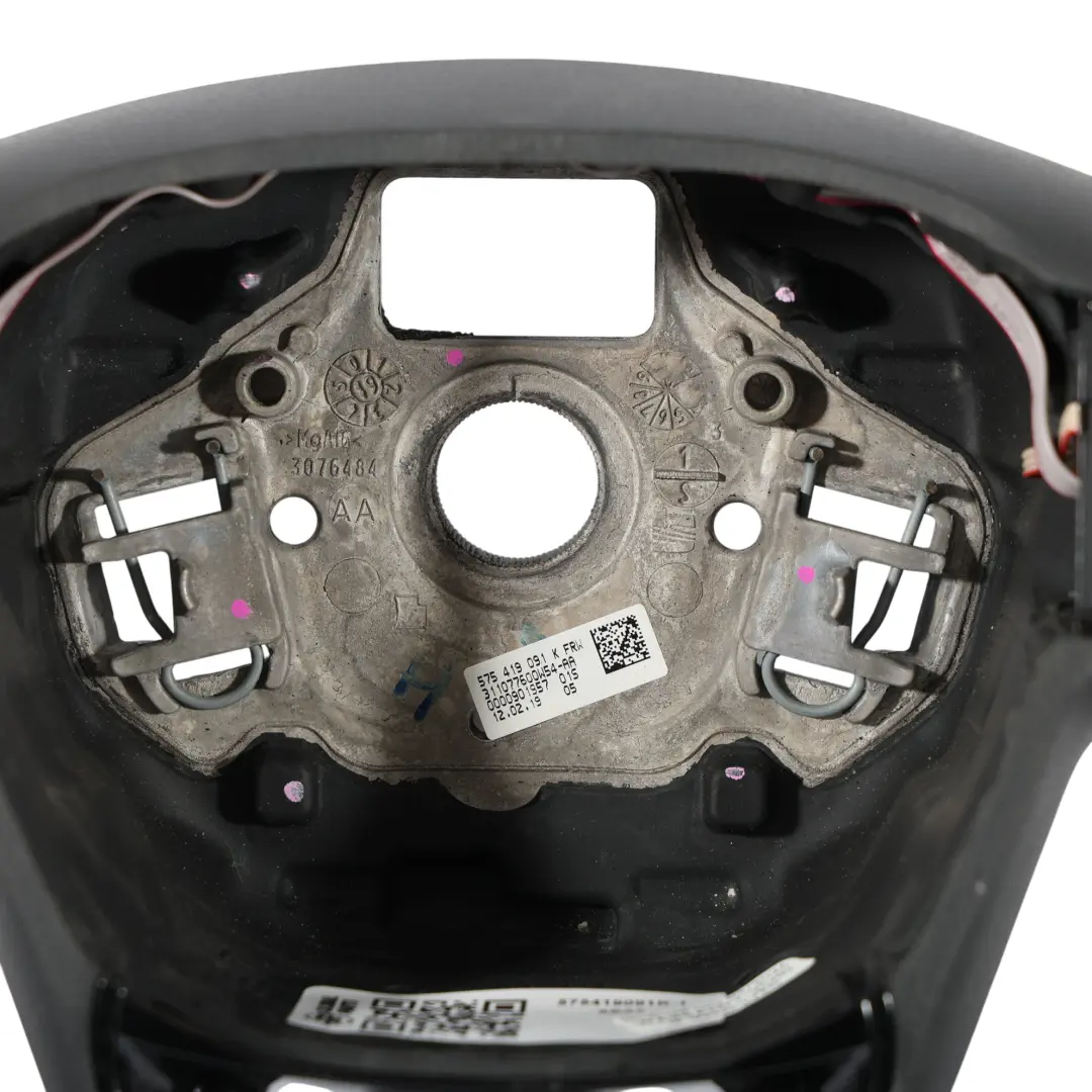 5F Ateca Volant NEUF En Cuir Noir Avec Palettes Changement pour Seat Leon à propos du numéro de pièce 575419091K Seat Leon 5F Ateca Volant NEUF En Cuir Noir Avec Palettes Changement - SKU 575419091K-1 - Numéro de pièce 575419091K