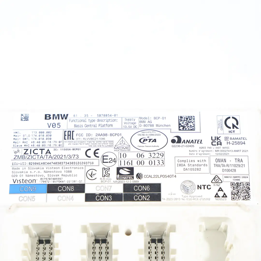 F74 M235iX B48R 300HP Centralina Motore ECU Set DME Automatico per BMW con numero di parte 5B5D979 BMW F74 M235iX B48R 300HP Centralina Motore ECU Set DME Automatico - SKU 5B5D979 - Numero di parte 5B5D979