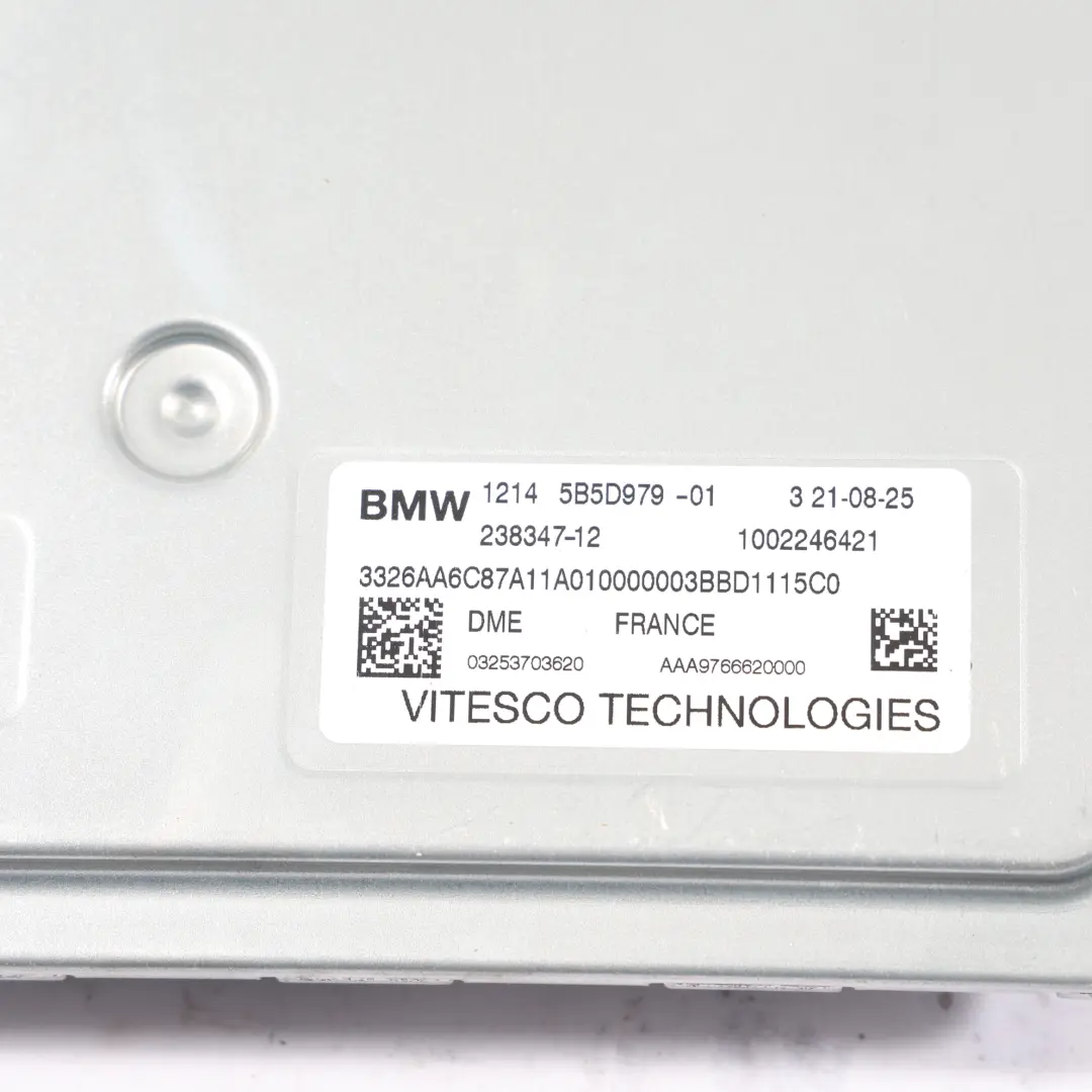 BMW F74 M235iX B48R 300HP Unidad Control Motor ECU Set DME Automático - SKU 5B5D979 - Número de pieza 5B5D979