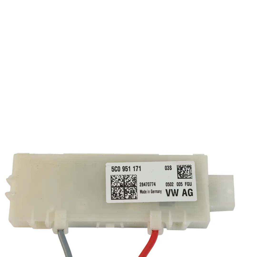 MK3 Amarok Módulo Control Sensor Movimiento Alarma para Volkswagen Scirocco con número de pieza 5C0951171 Volkswagen Scirocco MK3 Amarok Módulo Control Sensor Movimiento Alarma - SKU 5C0951171 - Número de pieza 5C0951171