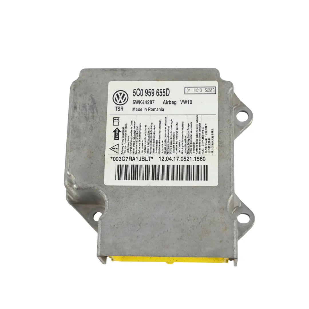 Volkswagen Golf MK6 Moduł Sterownik Poduszek Powietrznych - SKU 5C0959655D - Numer Części 5C0959655D