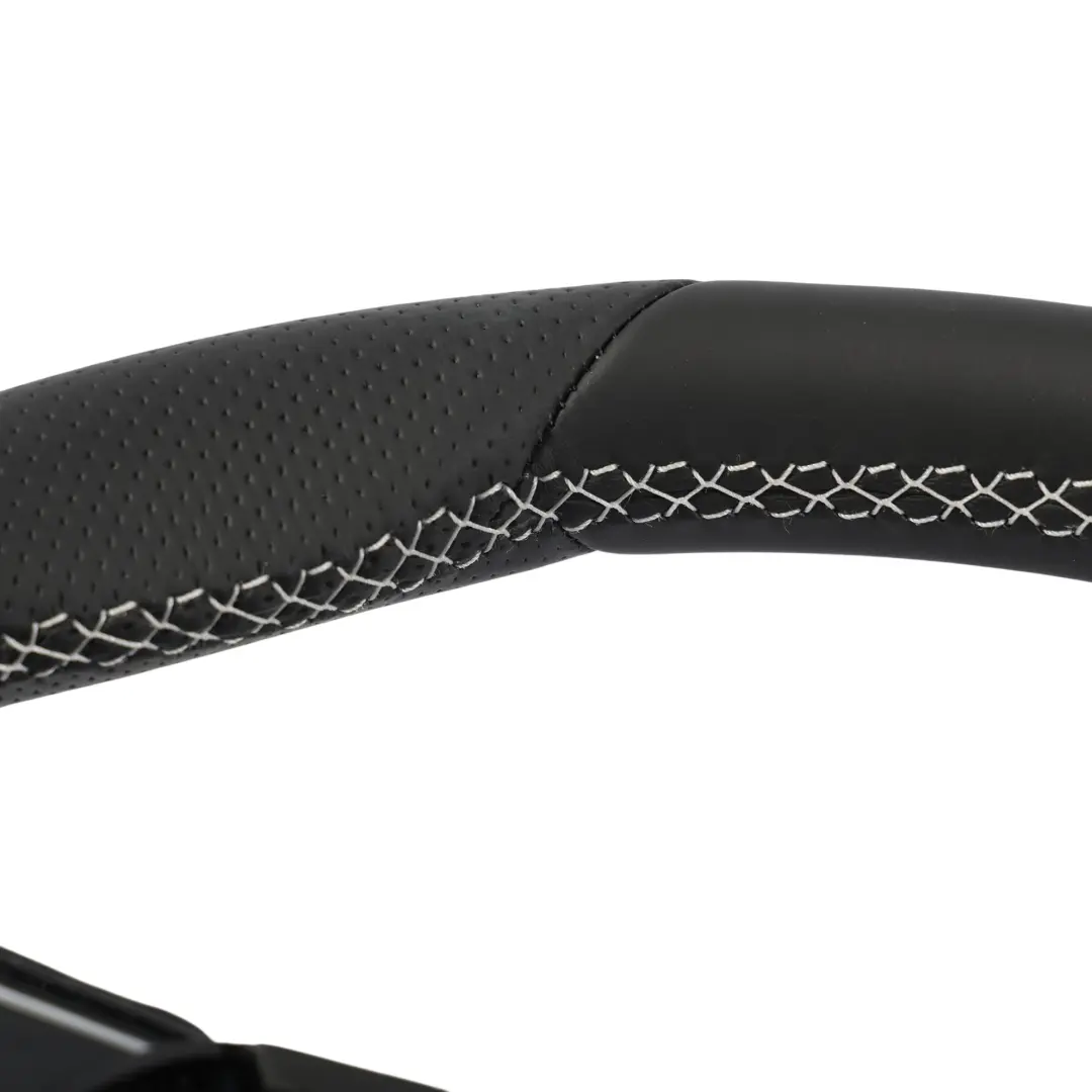 Mk3 VRS Steering Wheel NEW Black Leather Flat Bottom to Skoda Octavia with Part number 5E0419091BB Skoda Octavia Mk3 VRS Steering Wheel NEW Black Leather Flat Bottom - SKU 5E0419091BB-1 - Part number 5E0419091BB