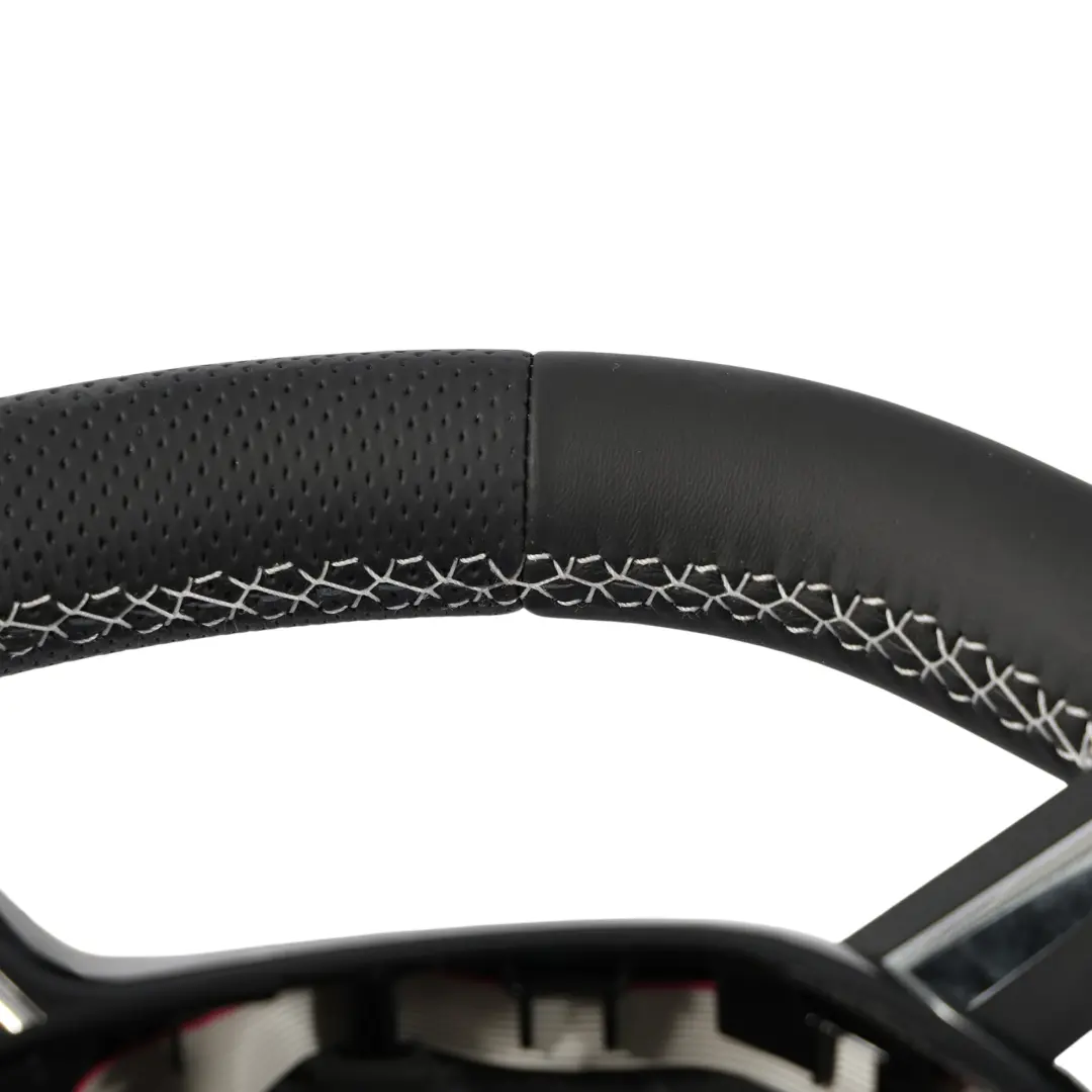 Skoda Octavia Mk3 VRS Steering Wheel NEW Black Leather Flat Bottom - SKU 5E0419091BB-1 - Part number 5E0419091BB