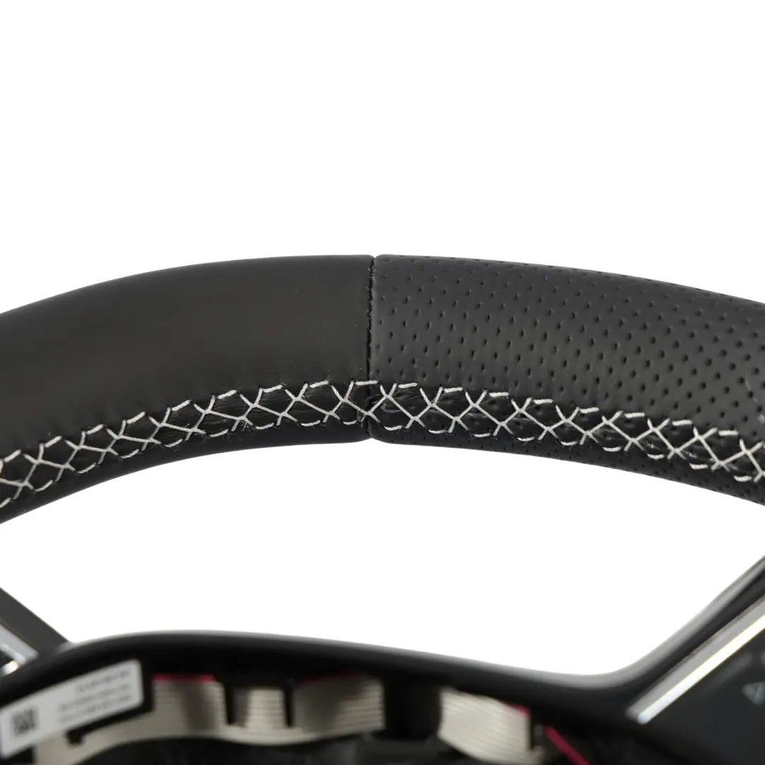 Skoda Octavia Mk3 VRS Steering Wheel NEW Black Leather Flat Bottom - SKU 5E0419091BB-1 - Part number 5E0419091BB