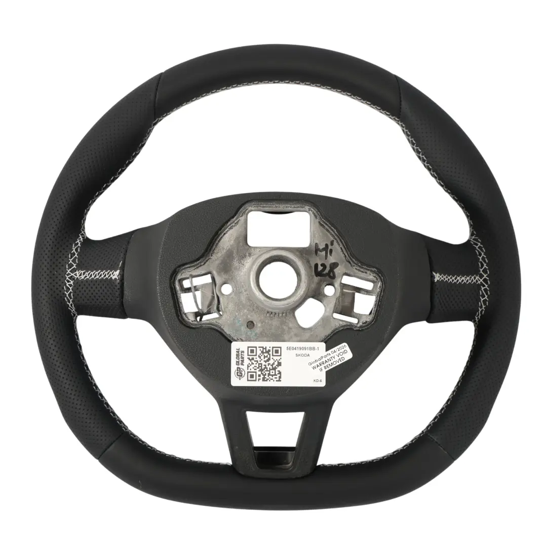 Mk3 VRS Kierownica NOWA Czarna Skóra Ścięta do Skoda Octavia o numerze 5E0419091BB Skoda Octavia Mk3 VRS Kierownica NOWA Czarna Skóra Ścięta - SKU 5E0419091BB-1 - Numer Części 5E0419091BB
