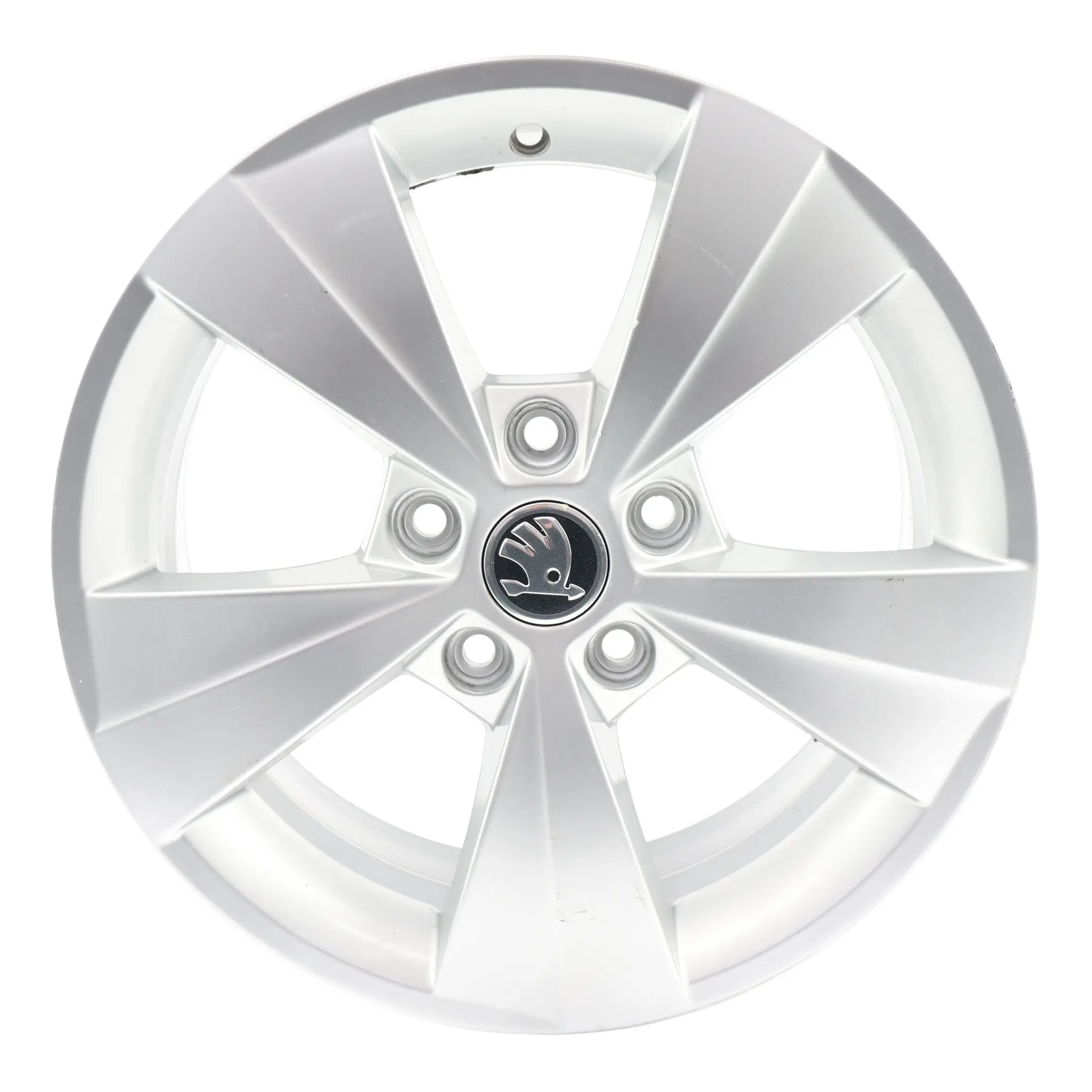 Skoda Octavia MK3 5E Cerchione Lega Argento 6,5J 16" ET:46 5E0601025BE