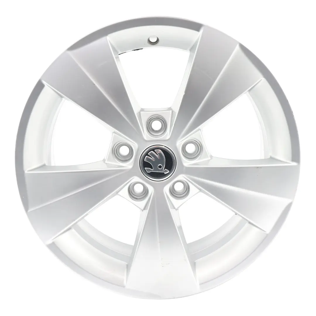 Skoda Octavia MK3 5E Llanta Aleación Plata 6,5J 16" ET:46 - SKU 5E0601025BE-1 - Número de pieza 5E0601025BE
