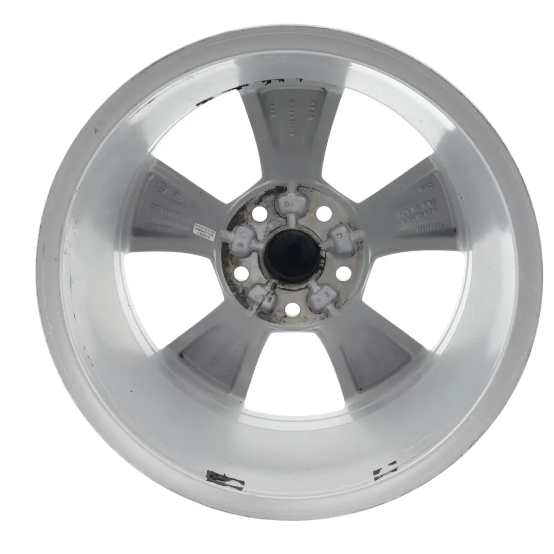 Skoda Octavia MK3 5E Silber Alu Felge 6,5J 16" ET:46 - SKU 5E0601025BE-1 - Teilenummer 5E0601025BE