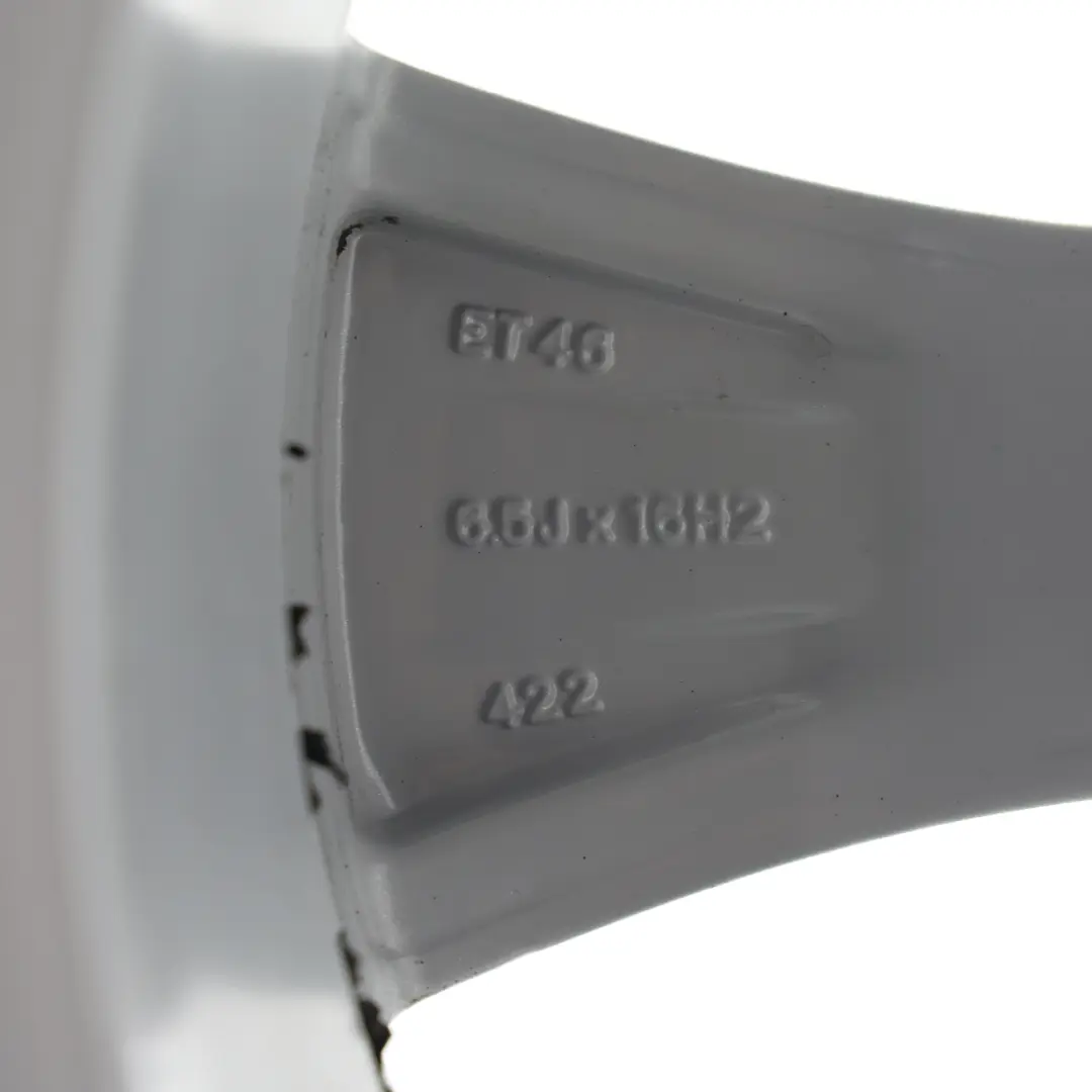 Skoda Octavia Mk3 5E Silver Alloy Wheel Rim 6,5J 16" ET:46 - SKU 5E0601025BE-1 - Part number 5E0601025BE