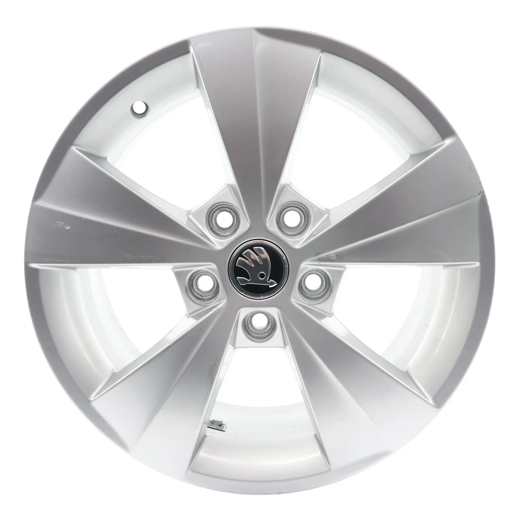 Skoda Octavia Mk3 5E Silver Alloy Wheel Rim 6,5J 16" ET:46 5E0601025BE