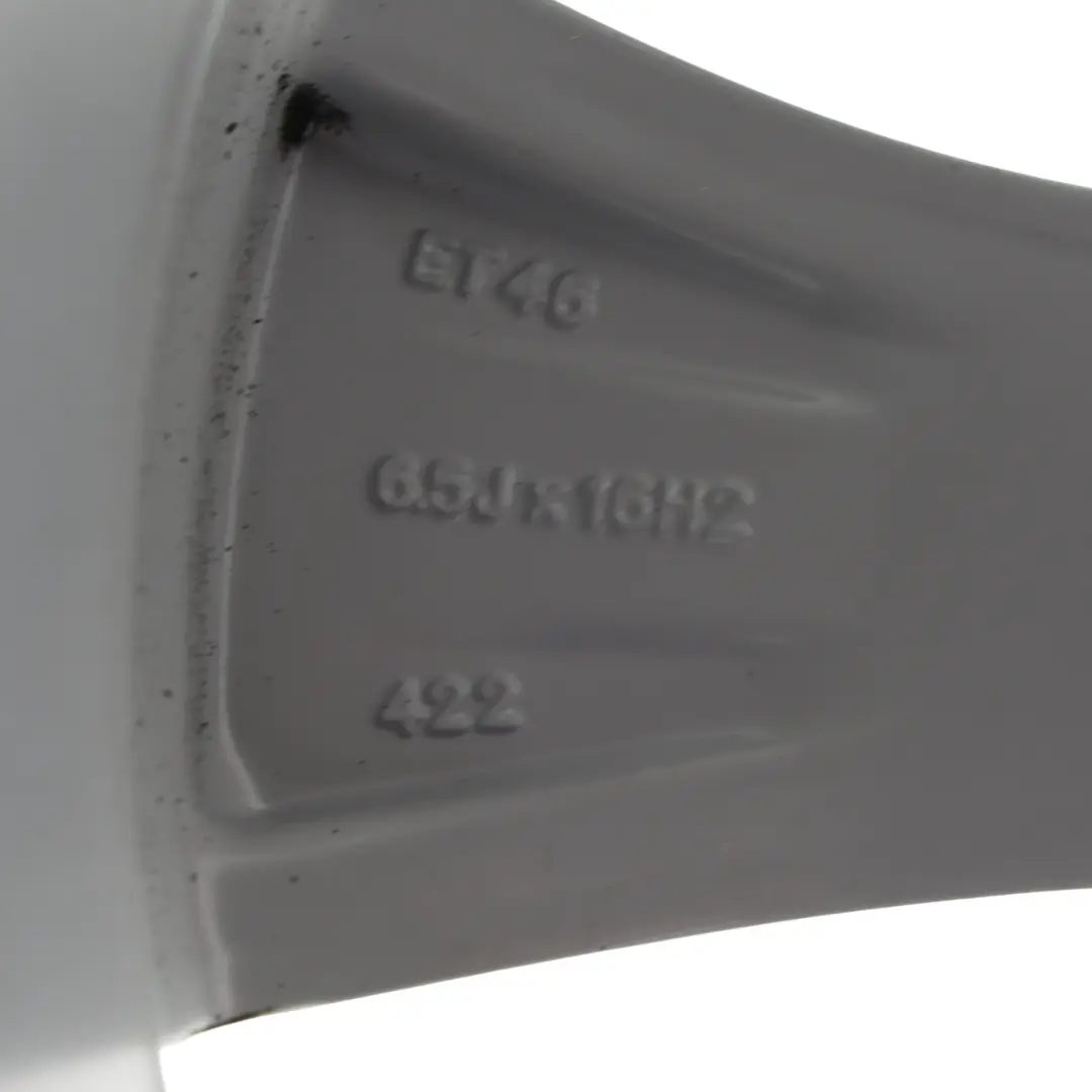 Skoda Octavia Mk3 5E Silver Alloy Wheel Rim 6,5J 16" ET:46 - SKU 5E0601025BE-2 - Part number 5E0601025BE