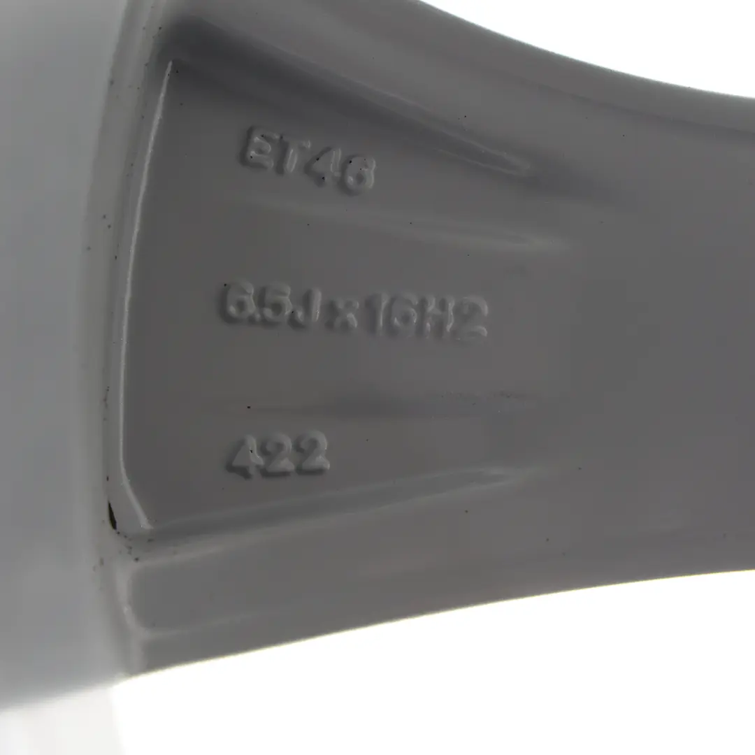 Skoda Octavia Mk3 5E Silver Alloy Wheel Rim 6.5J 16" ET46 - SKU 5E0601025BE-3 - Part number 5E0601025BE