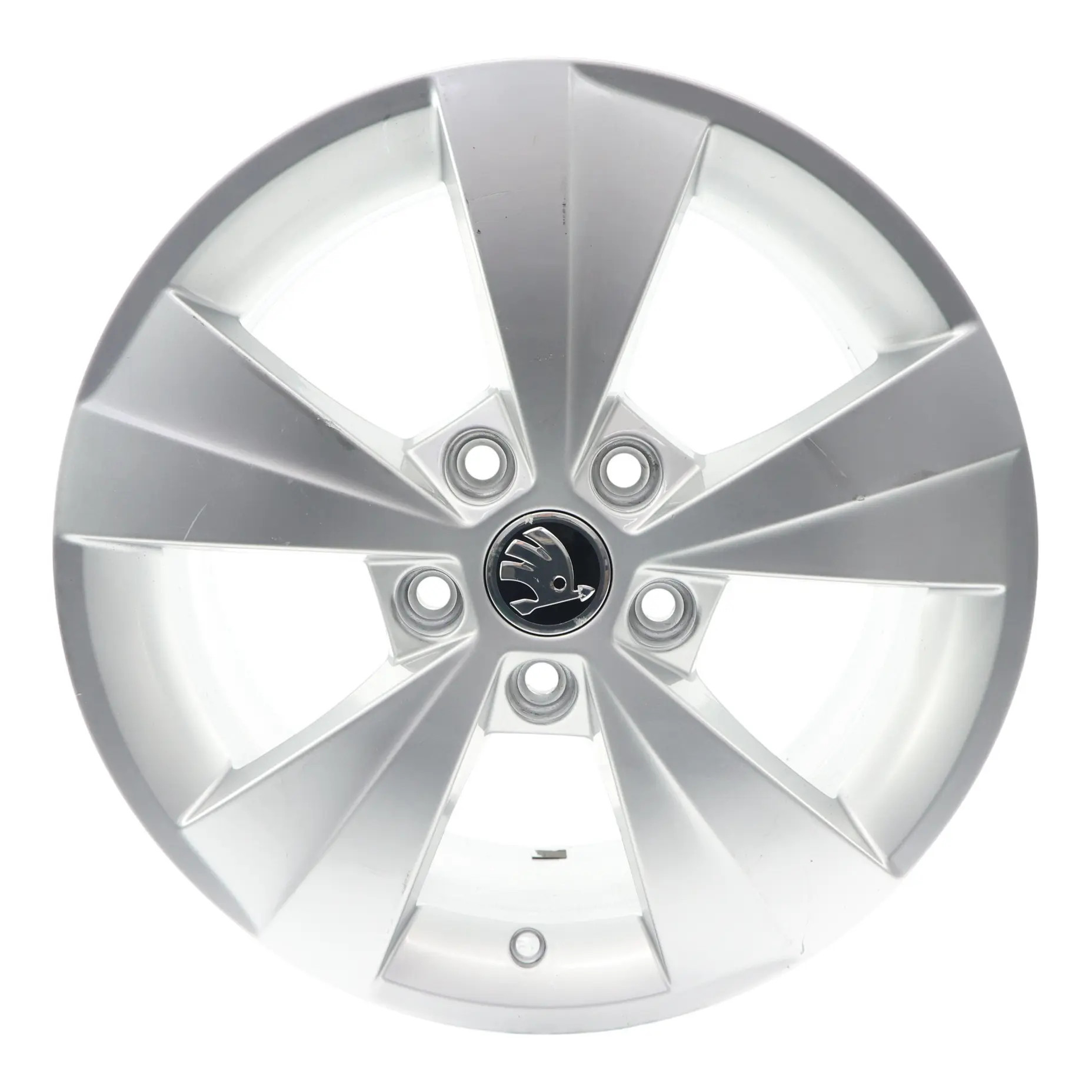 Skoda Octavia Mk3 5E Silver Alloy Wheel Rim 6,5J 16" ET:46 5E0601025BE
