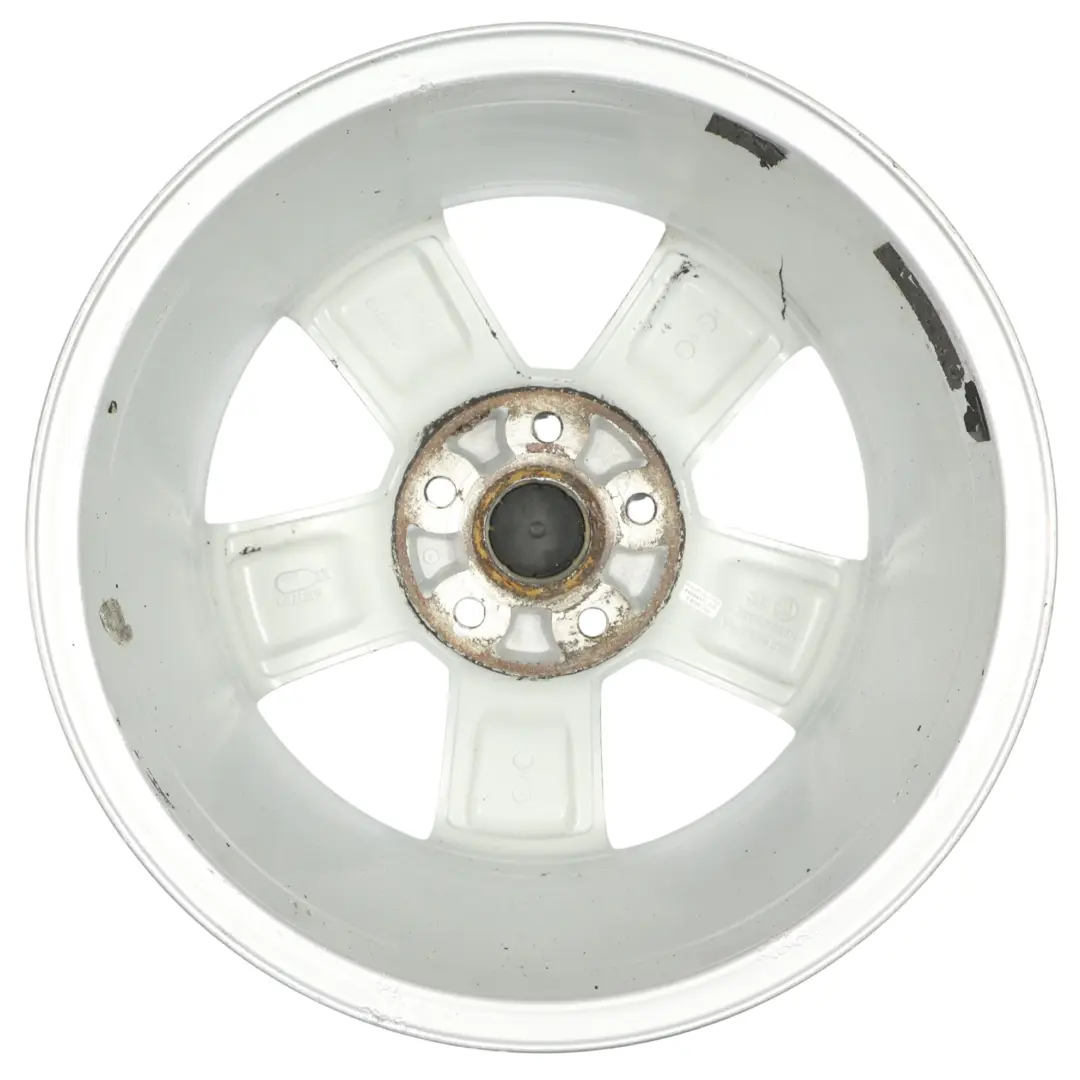 Skoda Octavia Mk3 5E Silver Alloy Wheel Rim 16" 6.5J ET46 Star Spoke - SKU 5E0601025H-4 - Part number 5E0601025H