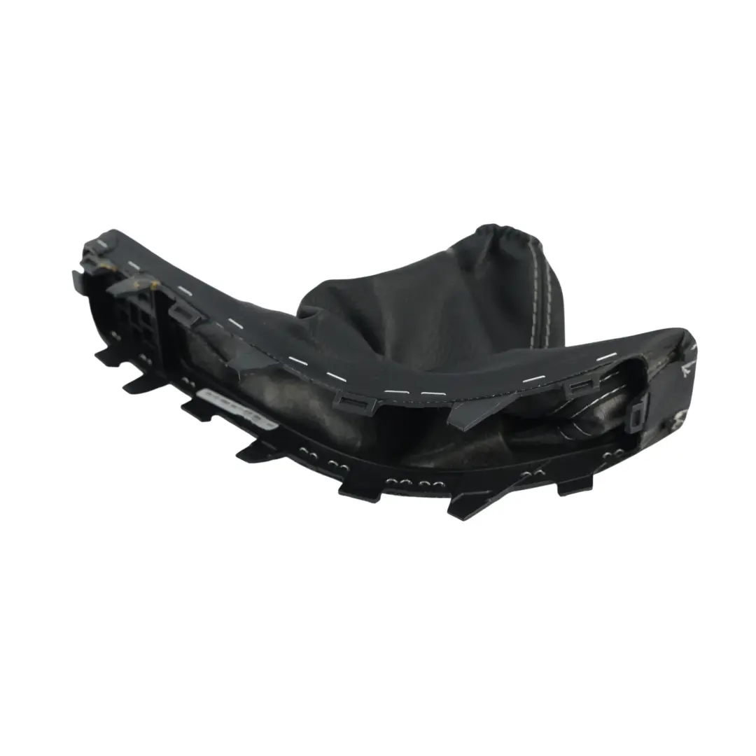 Skoda Octavia 5E Handbremse Griff Manschette Zierleiste Knopf Leder - SKU 5E0711457E-1 - Teilenummer 5E0711457E