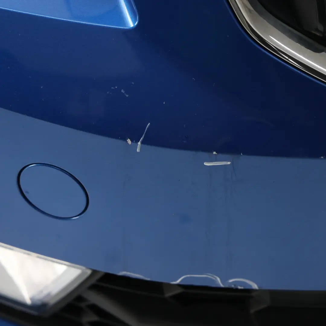 Mk3 Front Bumper Trim Panel Covering Race Blue Metallic - F5W to Skoda Octavia with Part number 5E0807217 Skoda Octavia Mk3 Front Bumper Trim Panel Covering Race Blue Metallic - F5W - SKU 5E0807217-RAB - Part number 5E0807217