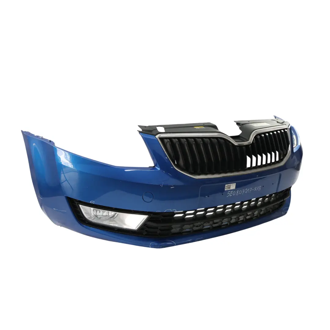 Mk3 Zderzak Przedni Race Blue Niebieski Metalik - F5W do Skoda Octavia o numerze 5E0807217 Skoda Octavia Mk3 Zderzak Przedni Race Blue Niebieski Metalik - F5W - SKU 5E0807217-RAB - Numer Części 5E0807217