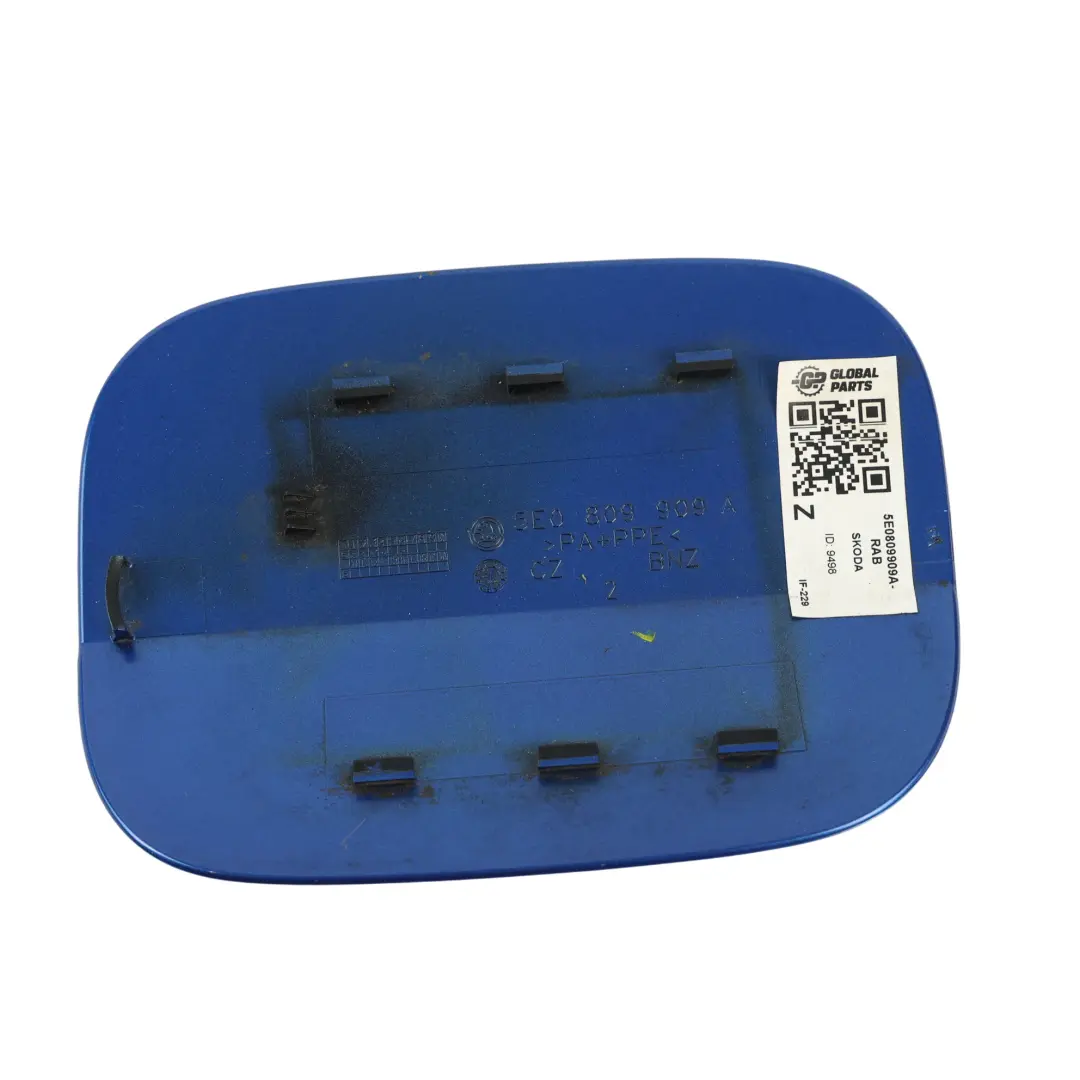 MK3 5E Tapa Combustible Cubierta Tapón Azul Carrera F5W para Skoda Octavia con número de pieza 5E0809909A Skoda Octavia MK3 5E Tapa Combustible Cubierta Tapón Azul Carrera F5W - SKU 5E0809909A-RAB - Número de pieza 5E0809909A