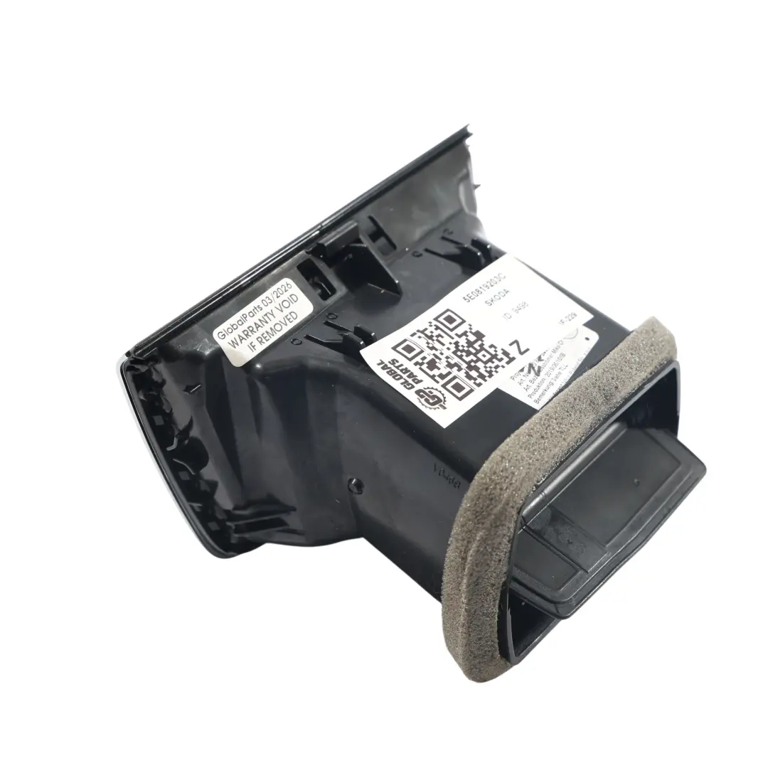 Skoda Octavia Mk3 5E Centre Console Rear Air Vent Trim - SKU 5E0819203C - Part number 5E0819203C