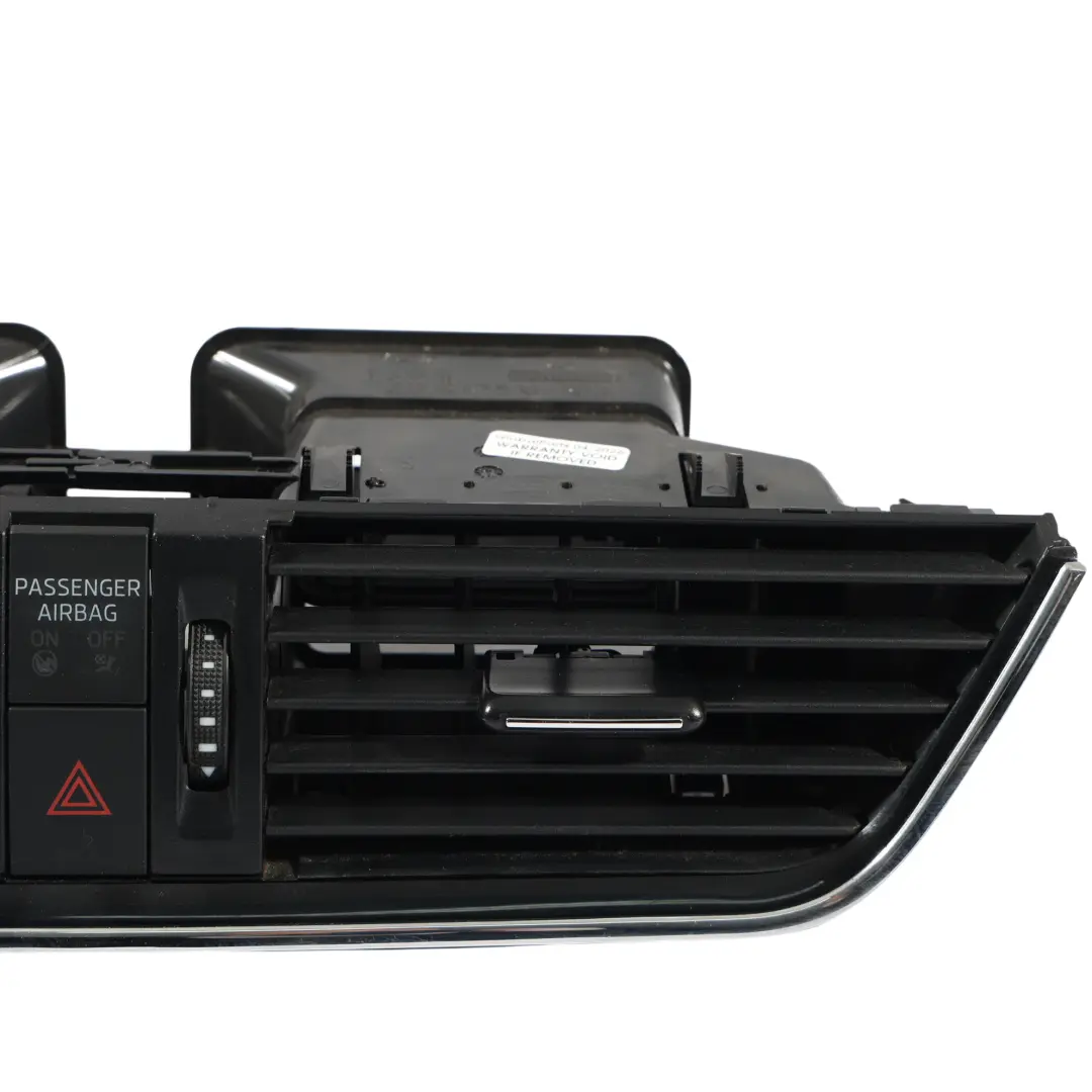 Skoda Octavia 5E Centre Air Vent Grille Dashboard Panel Trim Black - SKU 5E0820951A - Part number 5E0820951A