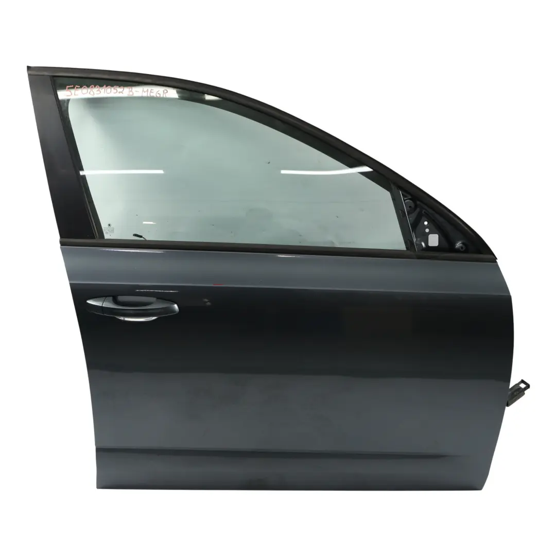 Skoda Octavia Mk3 Door Front Right O/S Covering Panel Metal Grey Metallic - F7Y - SKU 5E0831052B-MEGR - Part number 5E0831052B