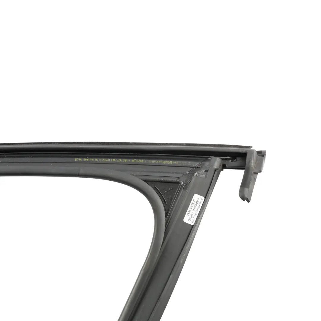 Skoda Octavia Mk3 Front Door Window Seal Guide Frame Cover Right O/S - SKU 5E0837432D - Part number 5E0837432D