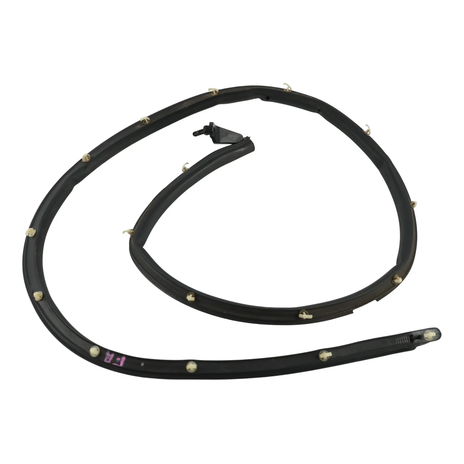 Skoda Octavia 5E Bottom Door Seal Outer Gasket Rubber Front Right O/S 5E0837698C