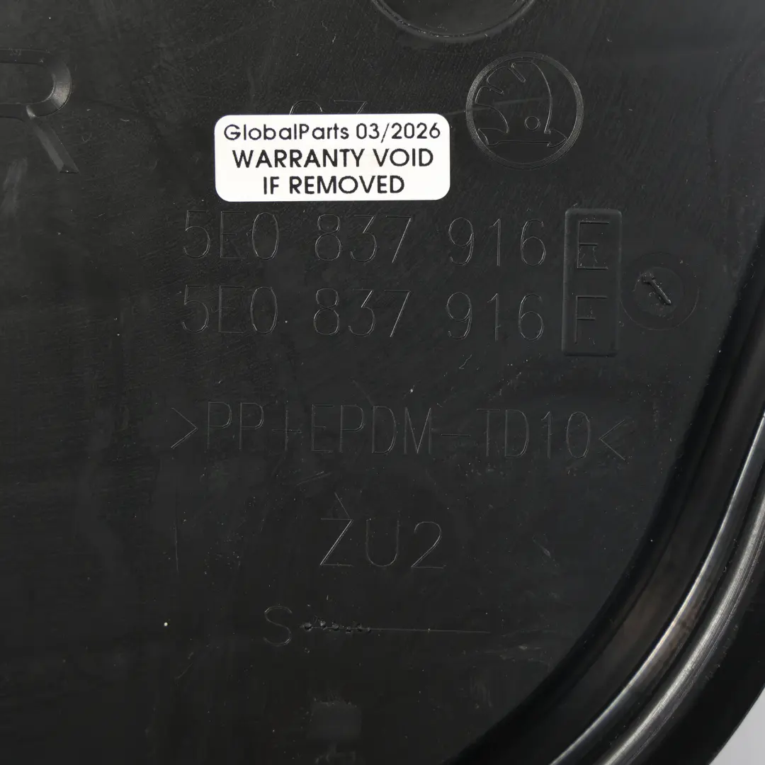 Pannello Porta Rivestimento Interno Anteriore Destro per Skoda Octavia 5E con numero di parte 5E0837916E Skoda Octavia 5E Pannello Porta Rivestimento Interno Anteriore Destro - SKU 5E0837916E - Numero di parte 5E0837916E
