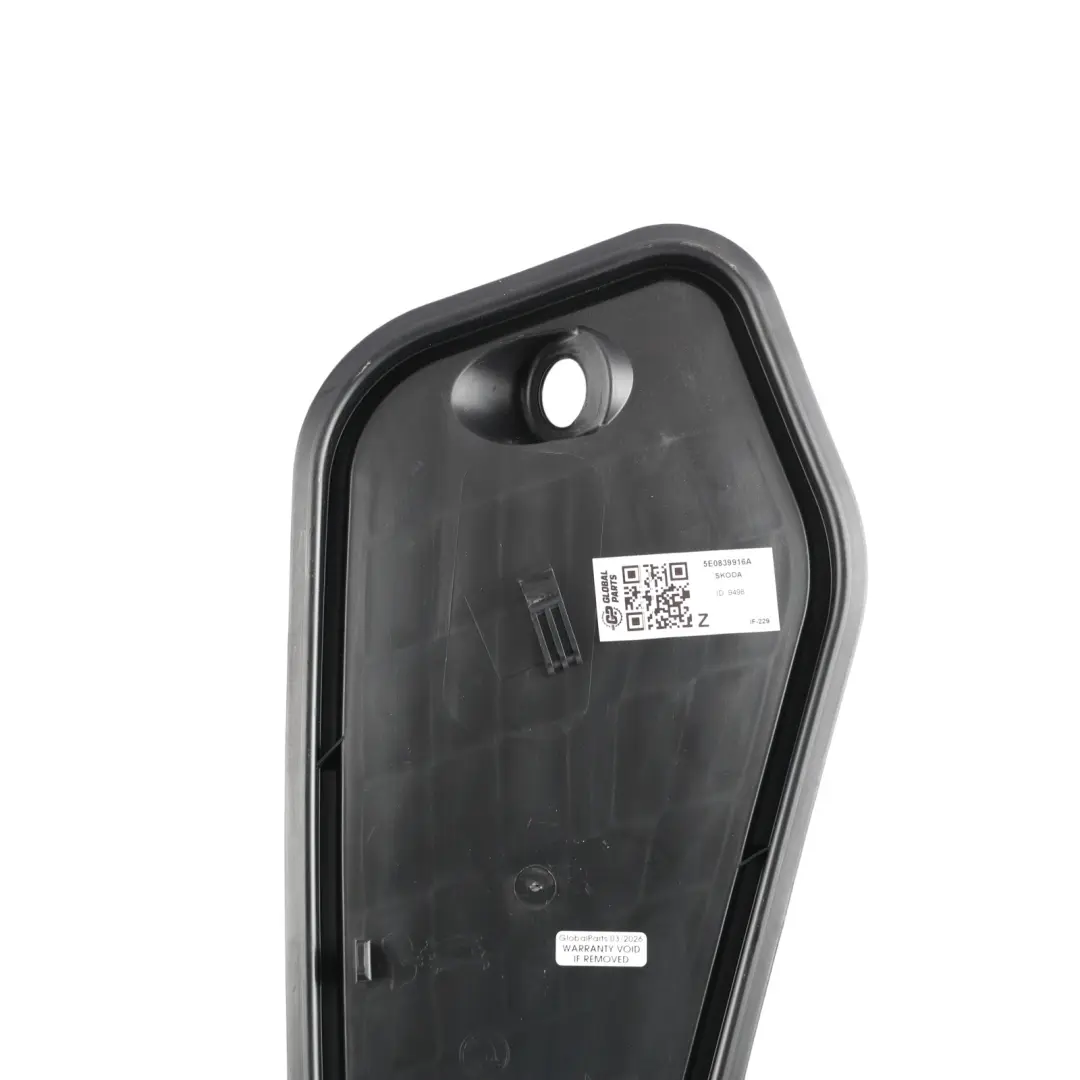 MK3 Rear Door Locking Mechanism Cover Right O/S to Skoda Octavia 5E with Part number 5E0839916A Skoda Octavia 5E MK3 Rear Door Locking Mechanism Cover Right O/S - SKU 5E0839916A - Part number 5E0839916A