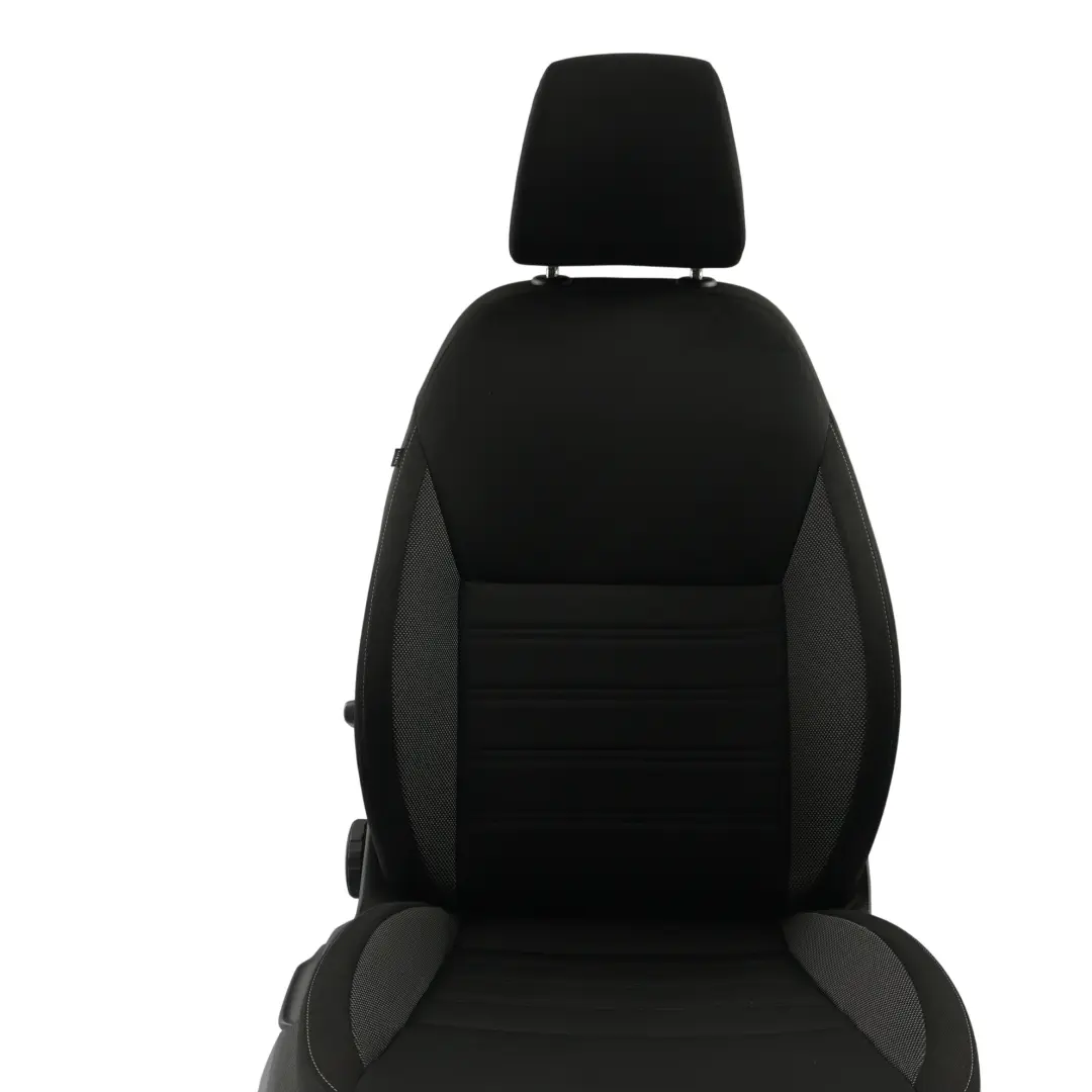 Skoda Octavia 5E Seat Front Right O/S Interior Cloth Fabric Satin Black - SKU 5E0881806BS-1 - Part number 5E0881806BS