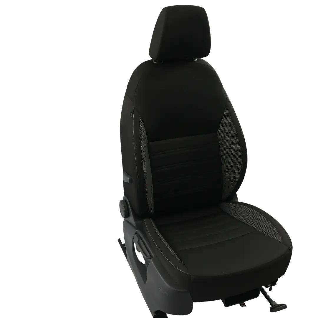 Skoda Octavia 5E Seat Front Right O/S Interior Cloth Fabric Satin Black - SKU 5E0881806BS-1 - Part number 5E0881806BS