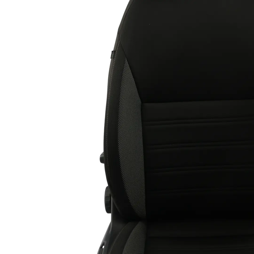 Skoda Octavia 5E Sitz Vorne Rechts Innenraum Stoff Gewebe Satin Schwarz - SKU 5E0881806BS-1 - Teilenummer 5E0881806BS