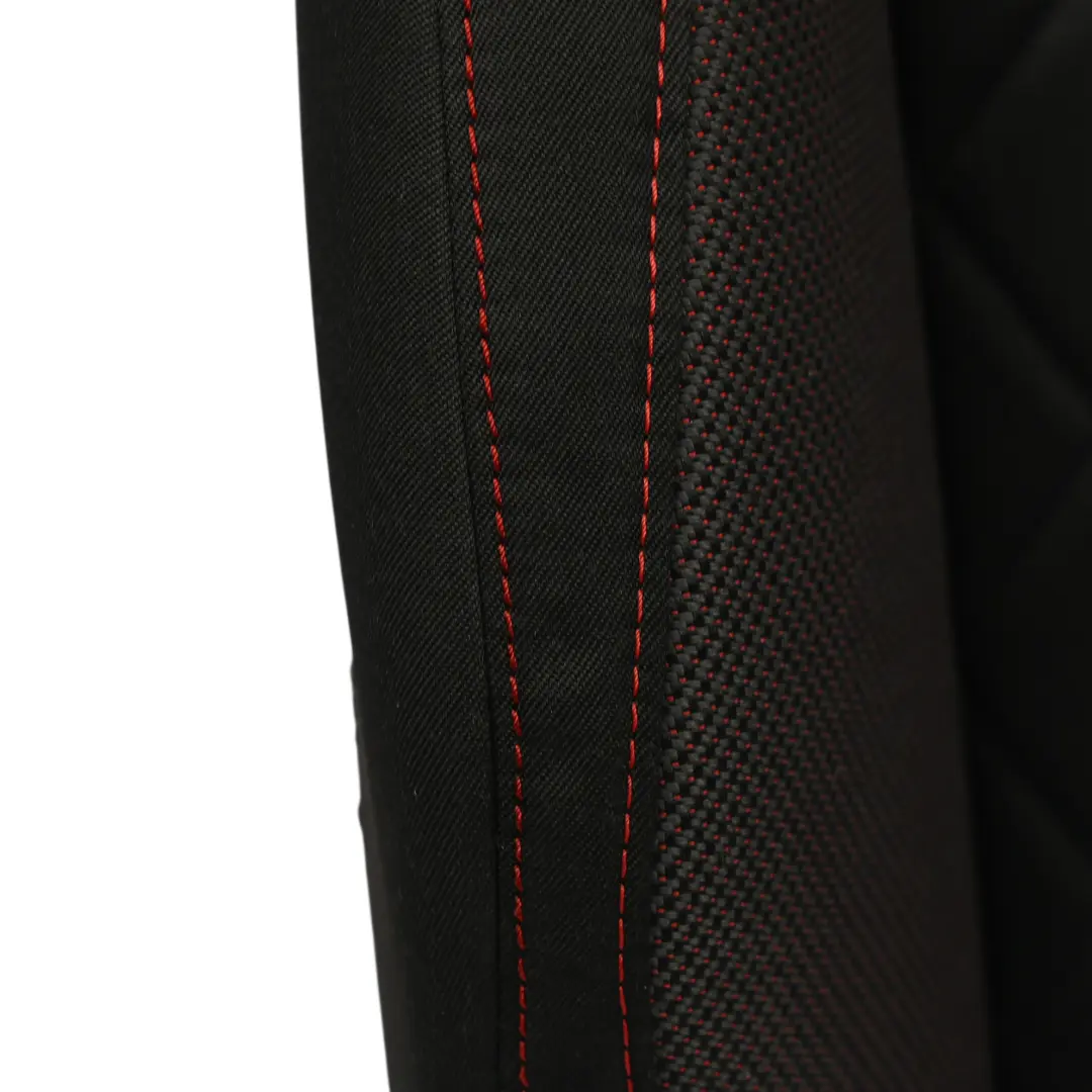 VRS Front Seat Backrest Cover Right O/S Heated Alcantara Black Red to Skoda Octavia with Part number 5E3881806LL Skoda Octavia VRS Front Seat Backrest Cover Right O/S Heated Alcantara Black Red - SKU 5E3881806LL - Part number 5E3881806LL