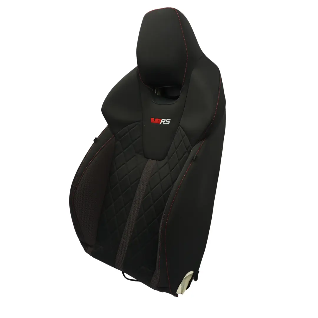 Skoda Octavia VRS Funda Asiento Delantero Derecho Calefactado Negro Rojo - SKU 5E3881806LL - Número de pieza 5E3881806LL