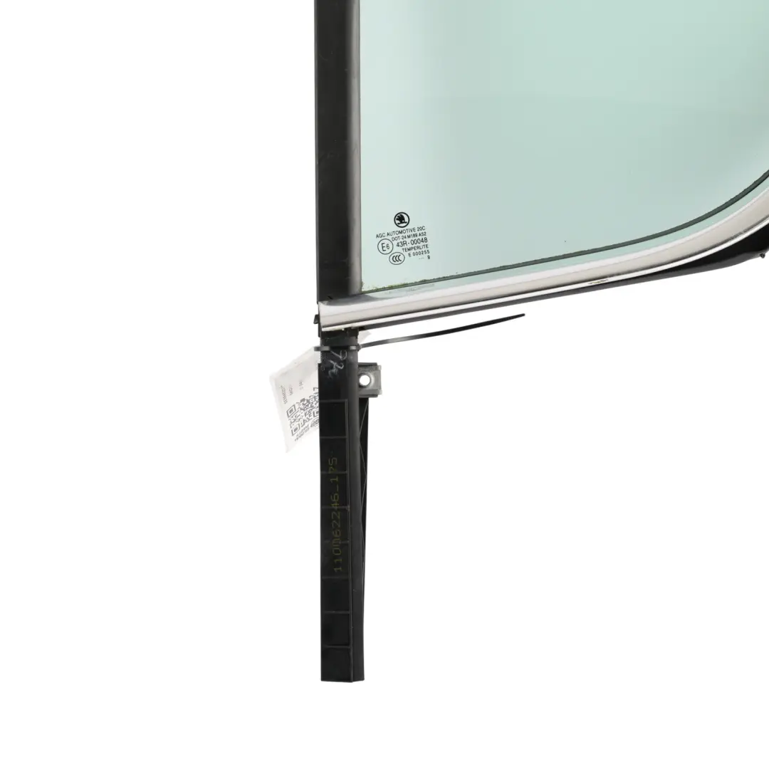 Skoda Octavia Mk3 Saloon Rear Door Quarter Window Glass Left N/S AS2 - SKU 5E5845213T - Part number 5E5845213T